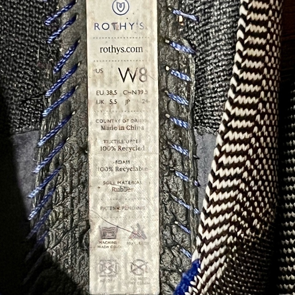 𝅺ROTHY’S grey ballet flats. Size 8W - Picture 4 of 8